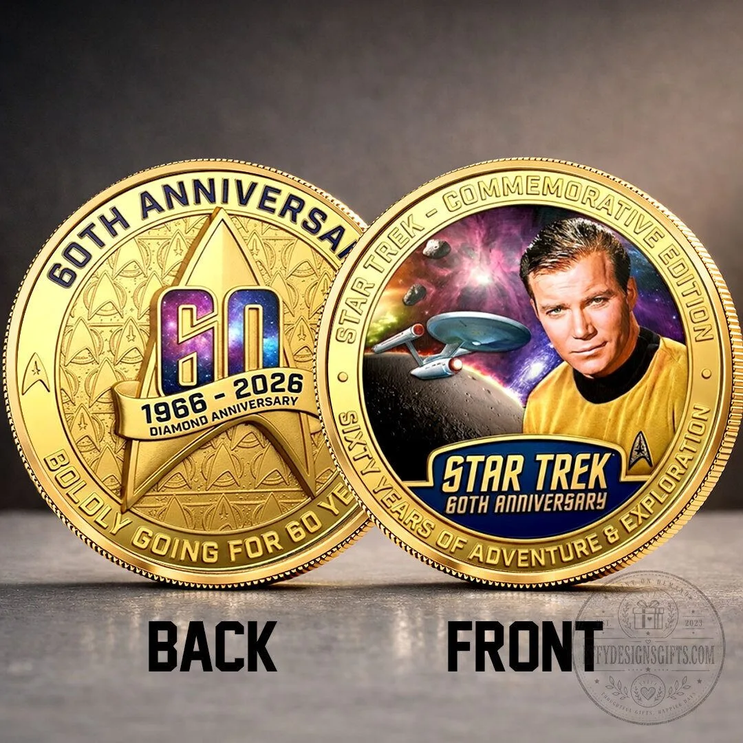 Star Trek 60th Anniversary 1966-2026 Diamond Commemorative Edition Coin