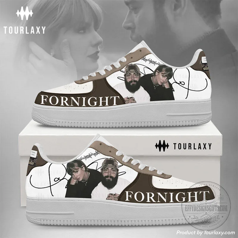Taylor Swift and Post Malone Fornight Music Video Custom Shoes