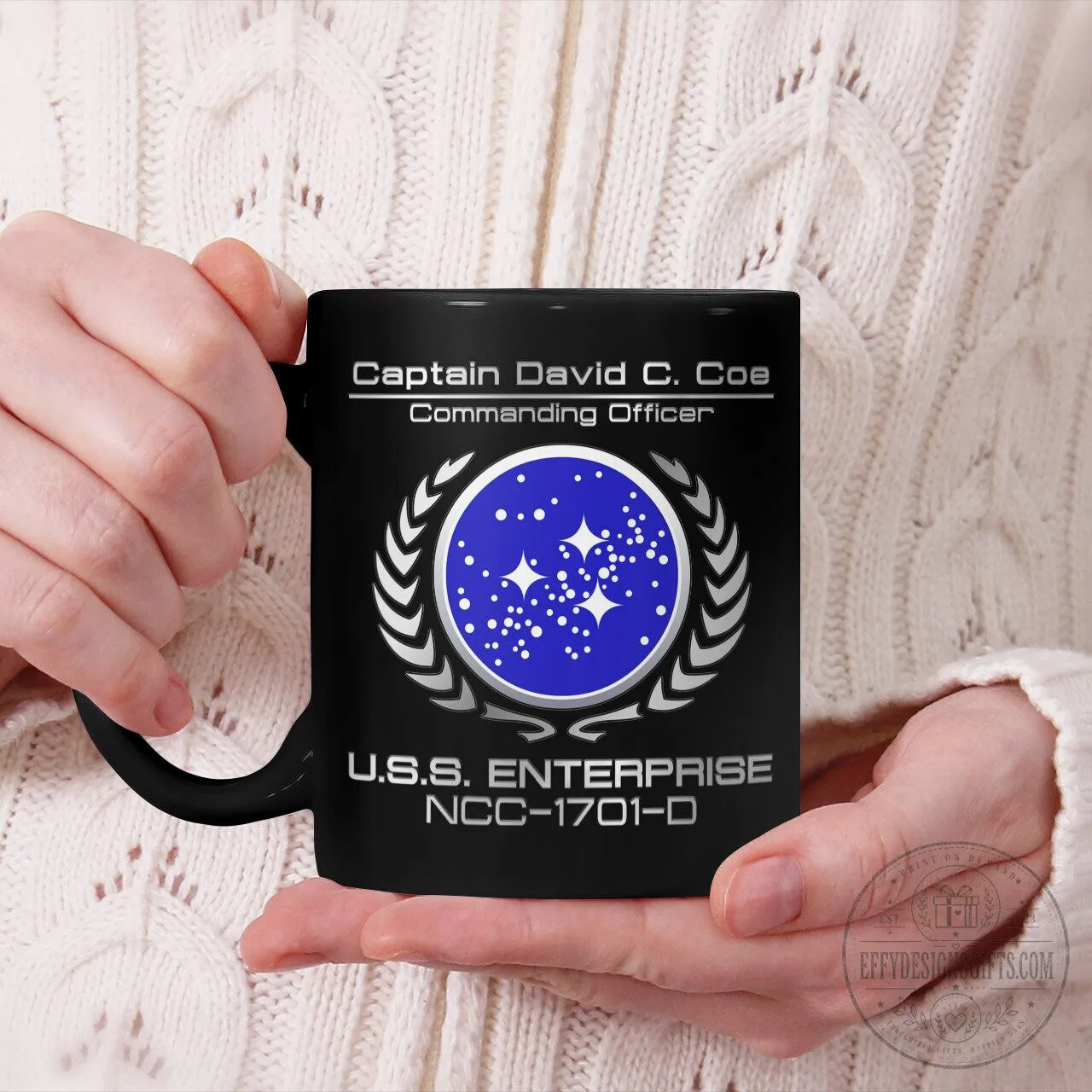 Star Trek The Next Generation U.S.S. Enterprise NCC-1701-D Personalized Mug 7 Star Trek The Next Generation U.S.S. Enterprise NCC-1701-D Personalized Mug