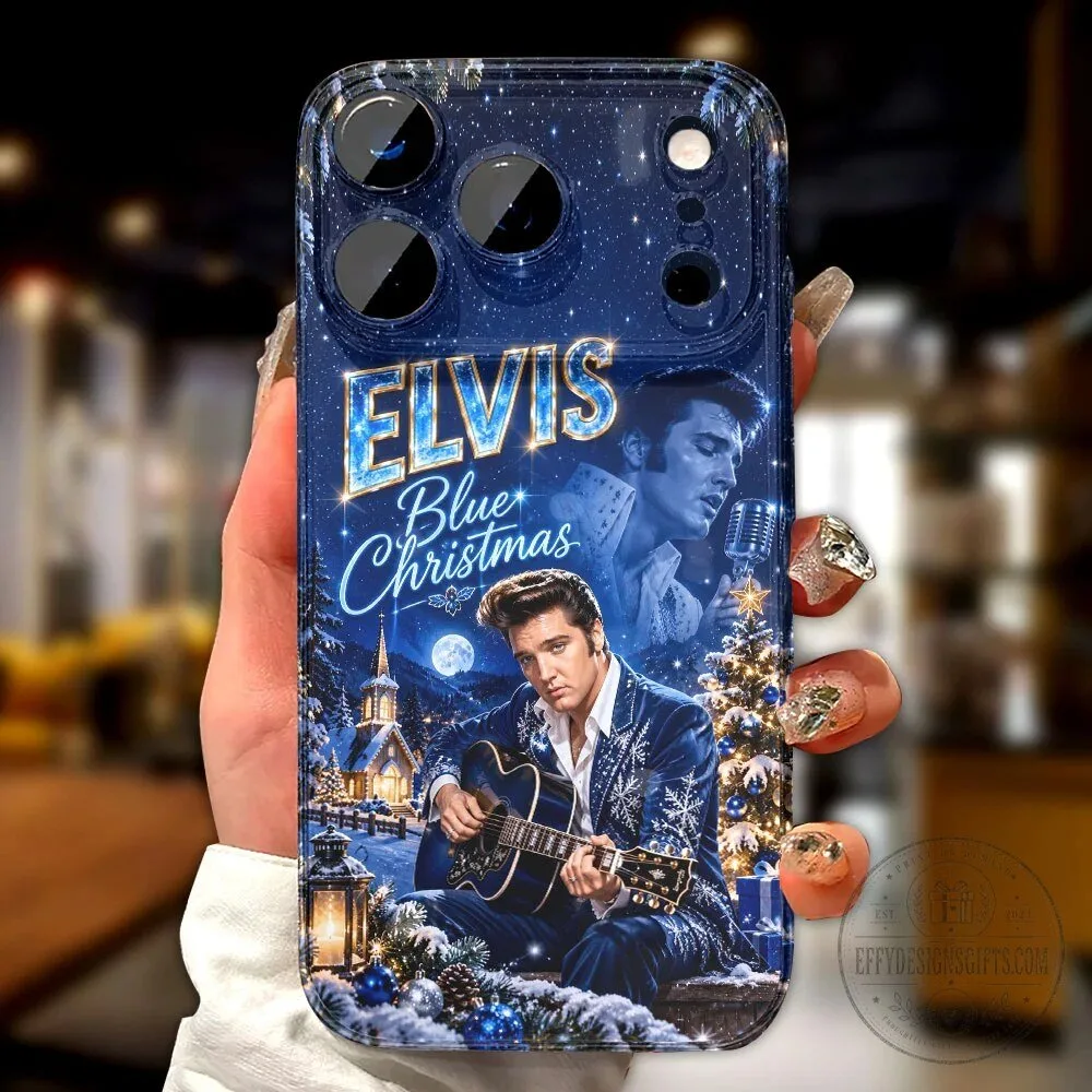 Elvis Presley Blue Christmas Winter Holiday Music Album Phone Case 5 Elvis Presley Blue Christmas Winter Holiday Music Album Phone Case