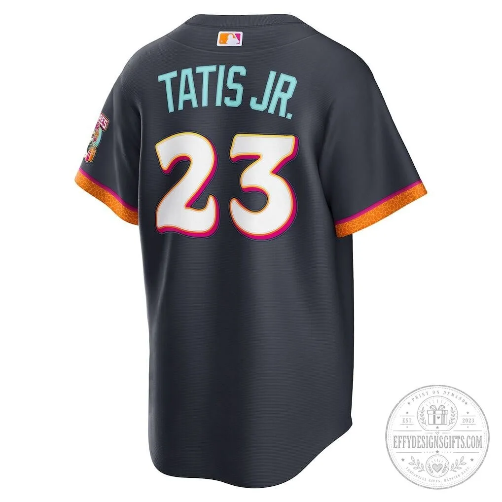 San Diego Padres Fernando Tatis Jr. City Connect Premium Baseball Jersey 9 San Diego Padres Fernando Tatis Jr. City Connect Premium Baseball Jersey