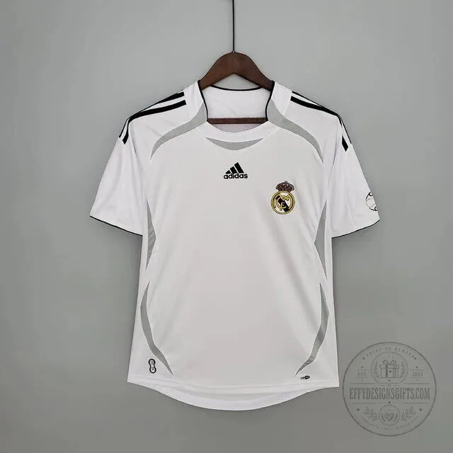 Real Madrid Teamgeist Retro White Men’s Football Jersey