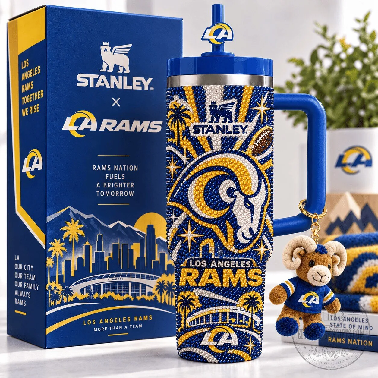Los Angeles Rams Stanley Tumbler With Handle