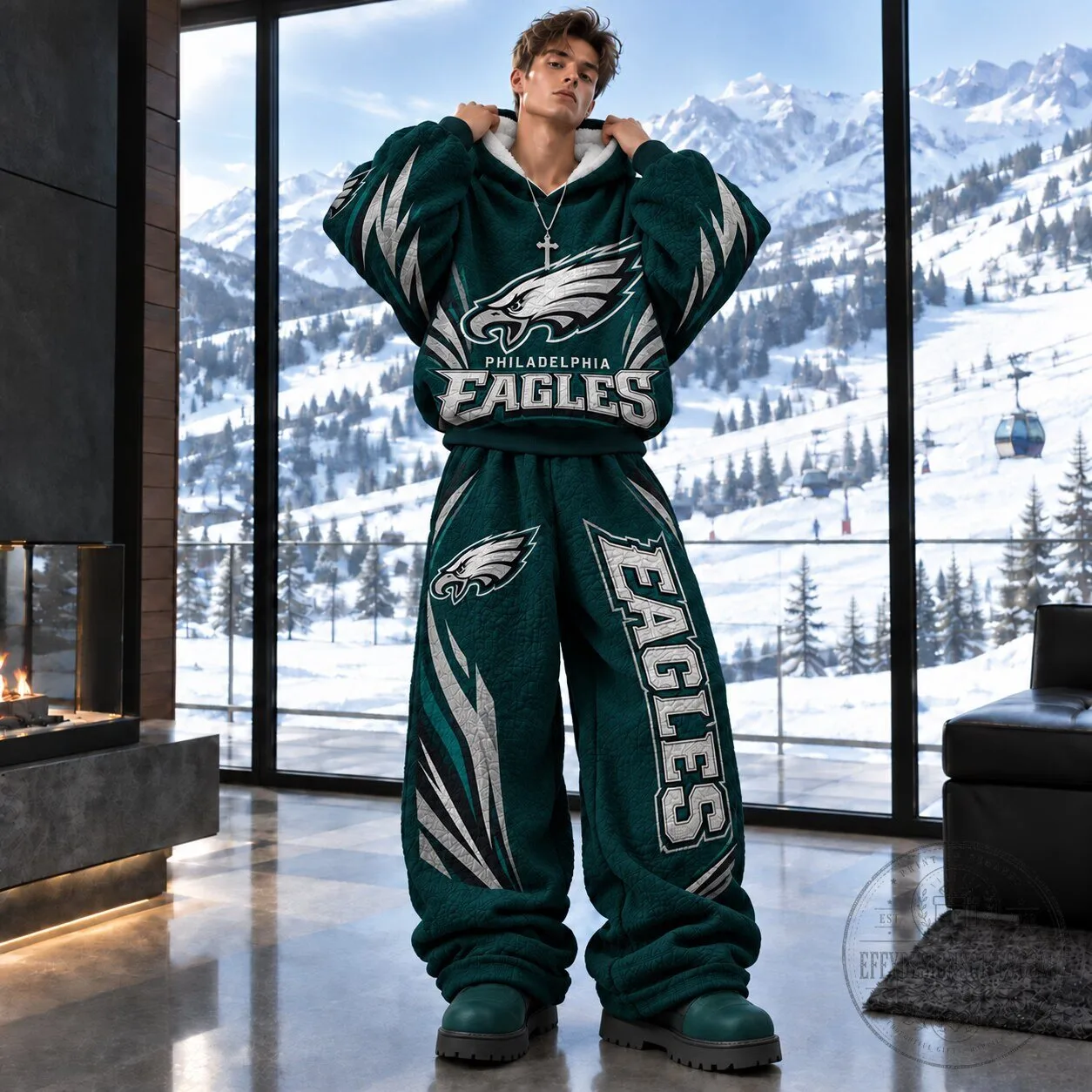 Philadelphia Eagles Super Bowl LII Champions Oversized Hoodie Blanket