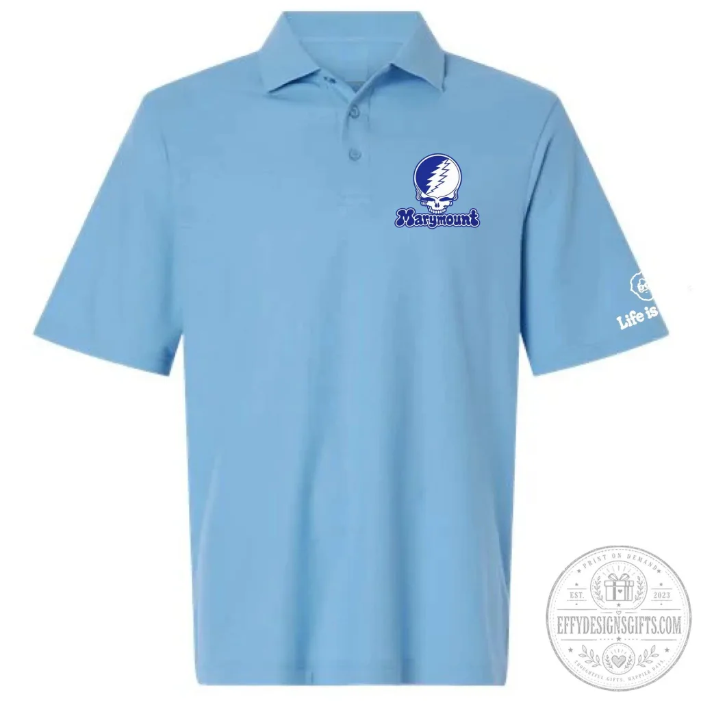 Marymount University Grateful Dead Steal Your Face Logo Polo Shirt Marymount University Grateful Dead Steal Your Face Logo Polo Shirt