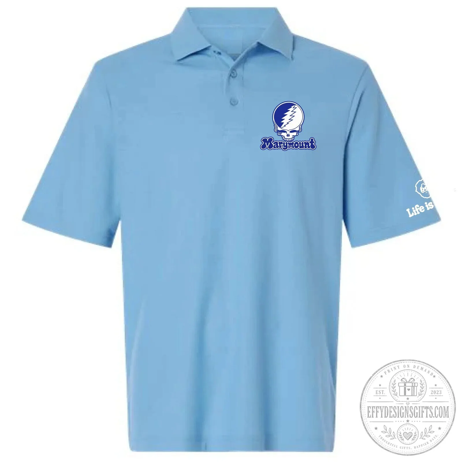 Marymount University Grateful Dead Steal Your Face Logo Polo Shirt